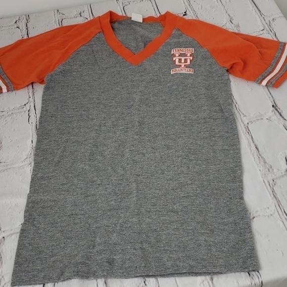 VINTAGE Tennessee Volunteers Tee Single  V Neck - Picture 2 of 12